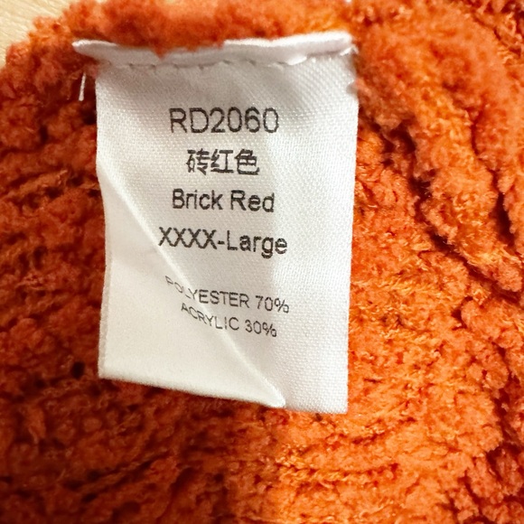 🎲 452. Womens Chunky Popcorn Cardigan Oversized Open Batwing Fuzzy Knit Sweater - Picture 7 of 7